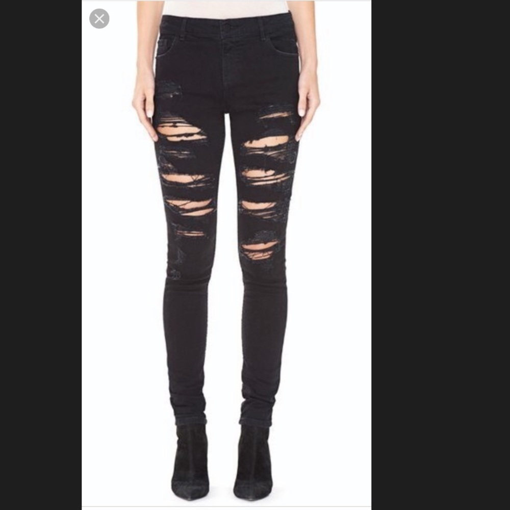 Women's Alice + Olivia Jane Ripped Embellished